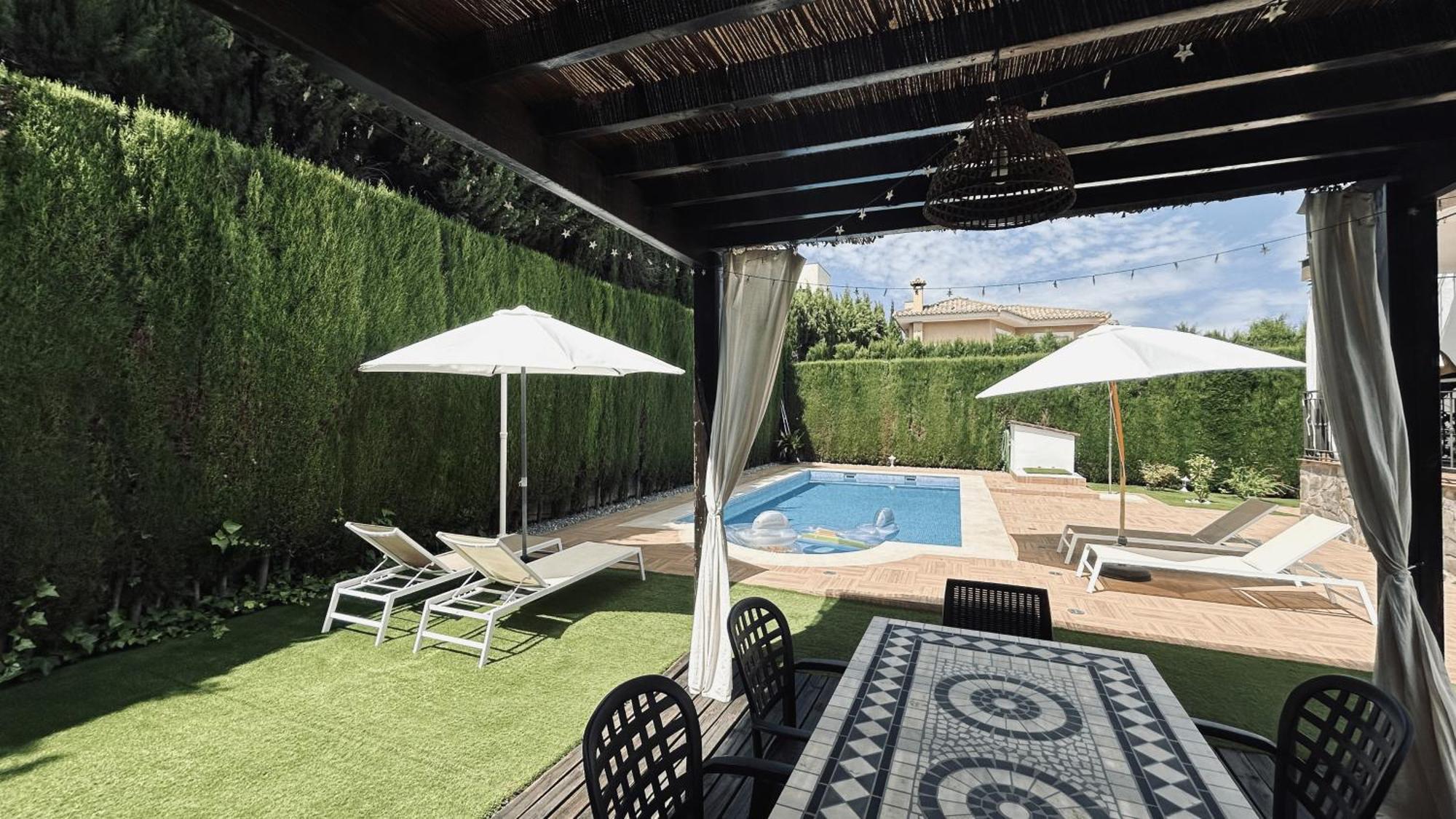 Extraordinaria Villa Con Piscina Y Chimenea غرناطة المظهر الخارجي الصورة